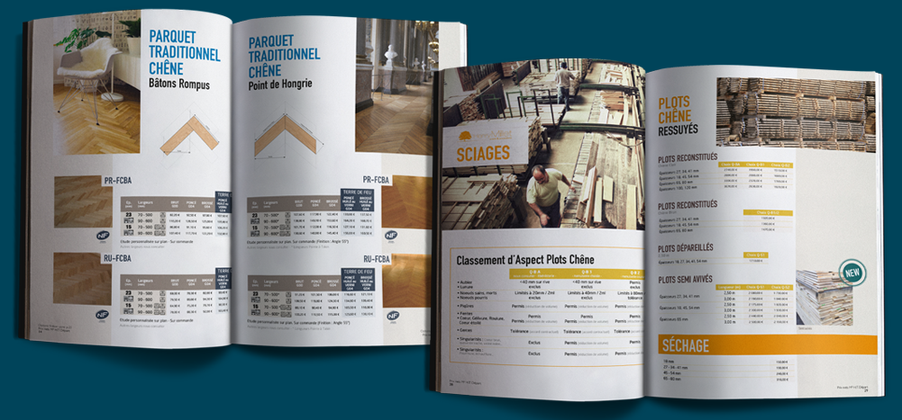 Mise en pages catalogue Henry Millet