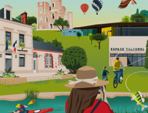Saint Denis en Val – Illustration de la carte de vœux