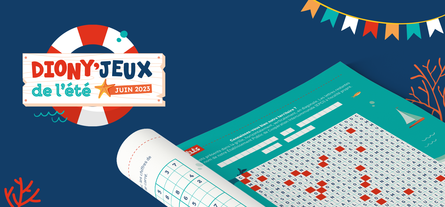 saint-denis-de-l-hotel-mise-en-page-creation-carnet-jeux-ete-3 Création d'un logo et d'une mise en page pour un carnet de jeux inséré dans le Dionysien, magazine municipal de Saint-Denis-de-l'Hôtel, par le Studio Elski